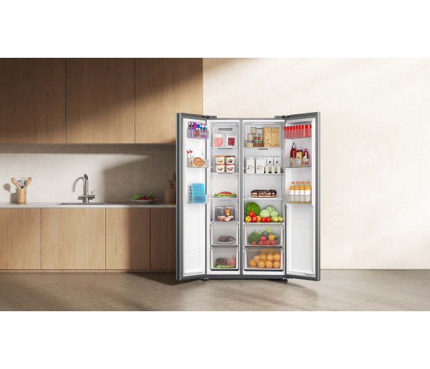 Lodówka XIAOMI MIJIA MRS62ESSMPAEU Side by Side No Frost 177cm Srebrna WiFi 621L - 1542376 - zdjęcie 14